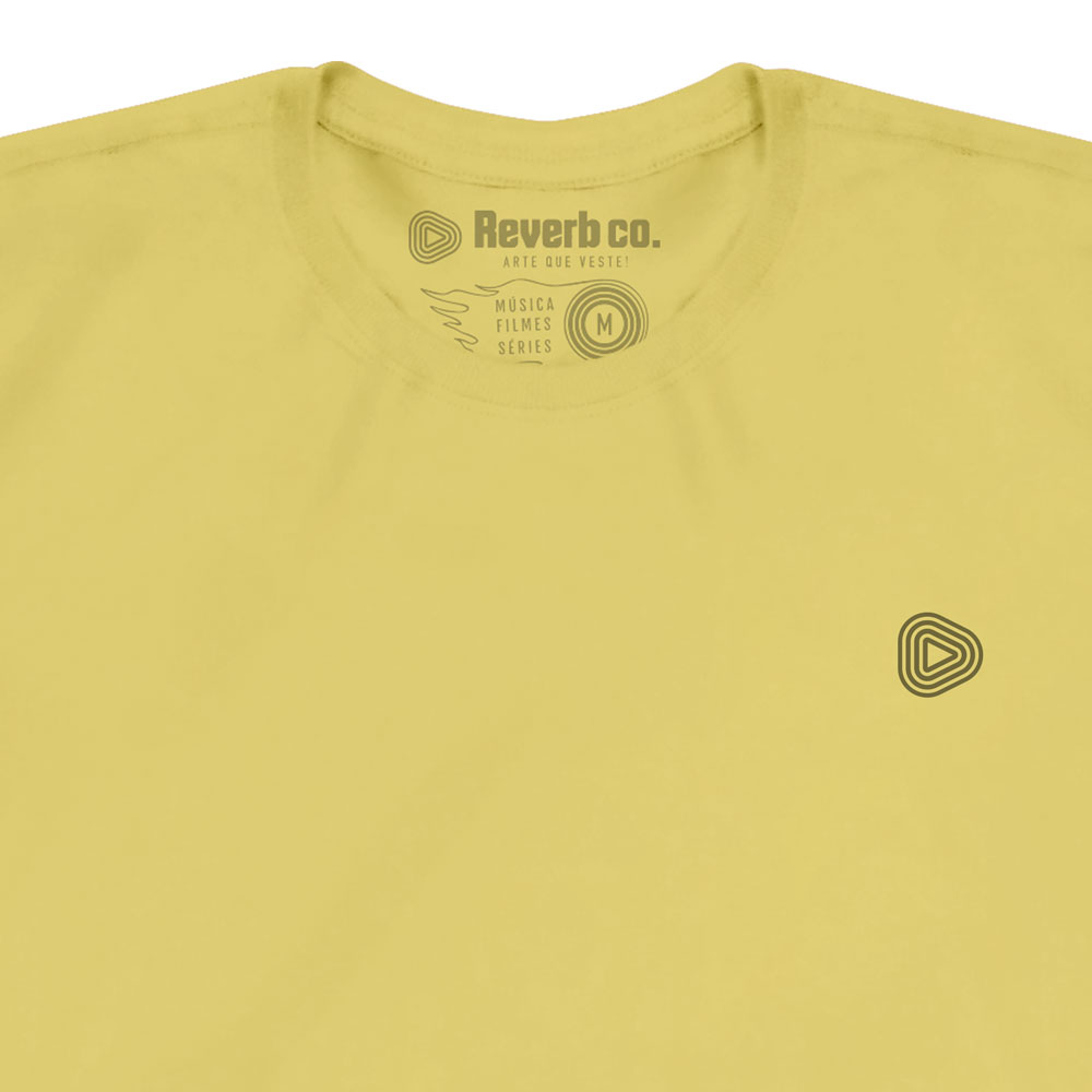 Camiseta Reverb Basica - Masculino - Amarela