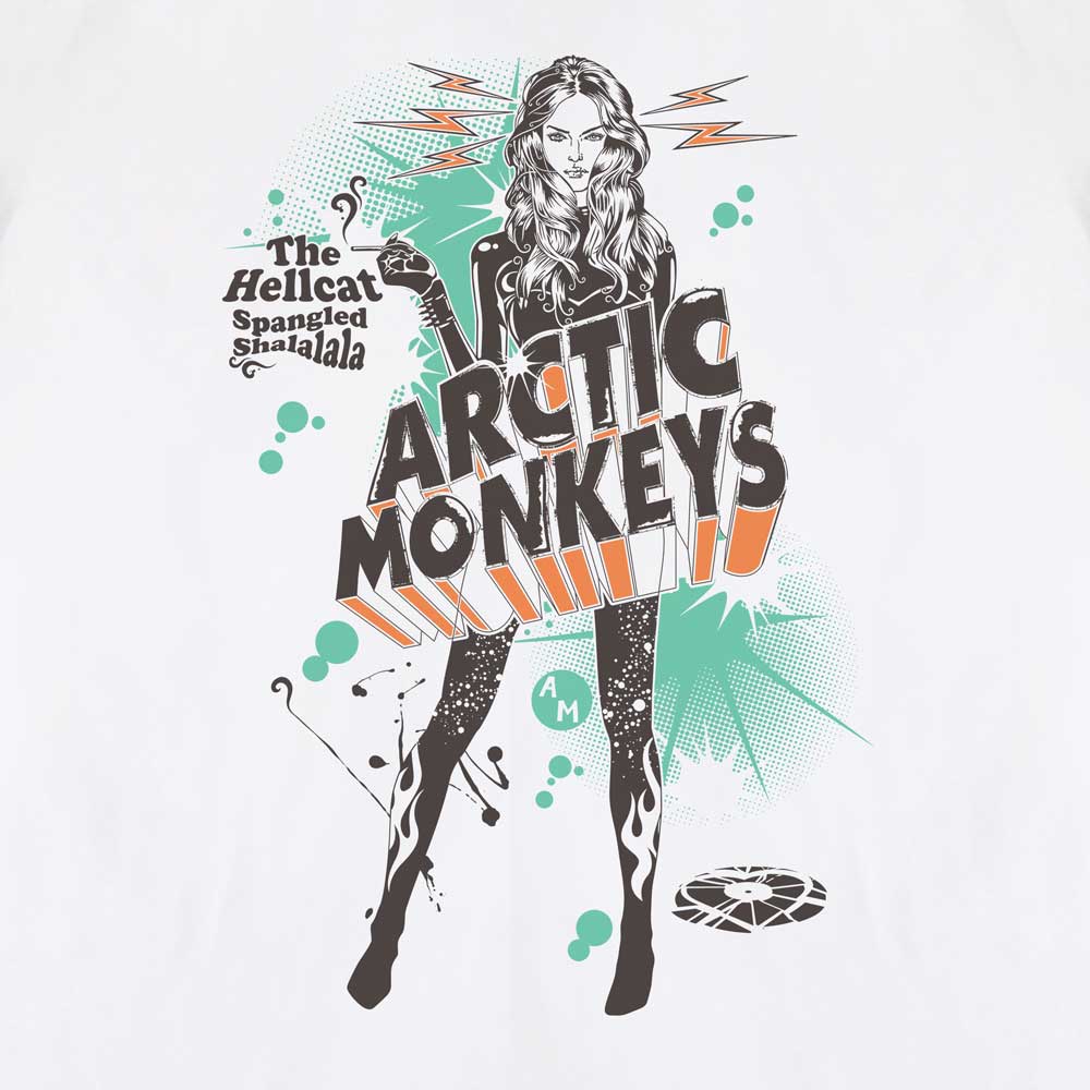 Camiseta The Hellcat Spangled - Arctic Monkeys - Masculino