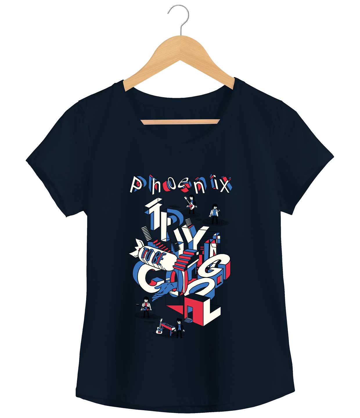Camiseta Trying To Be Cool - Phoenix - Feminino