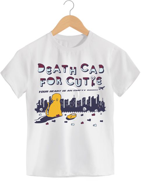 Camiseta Your Heart Is An Empty Room - Death Cab For Cutie - Infantil