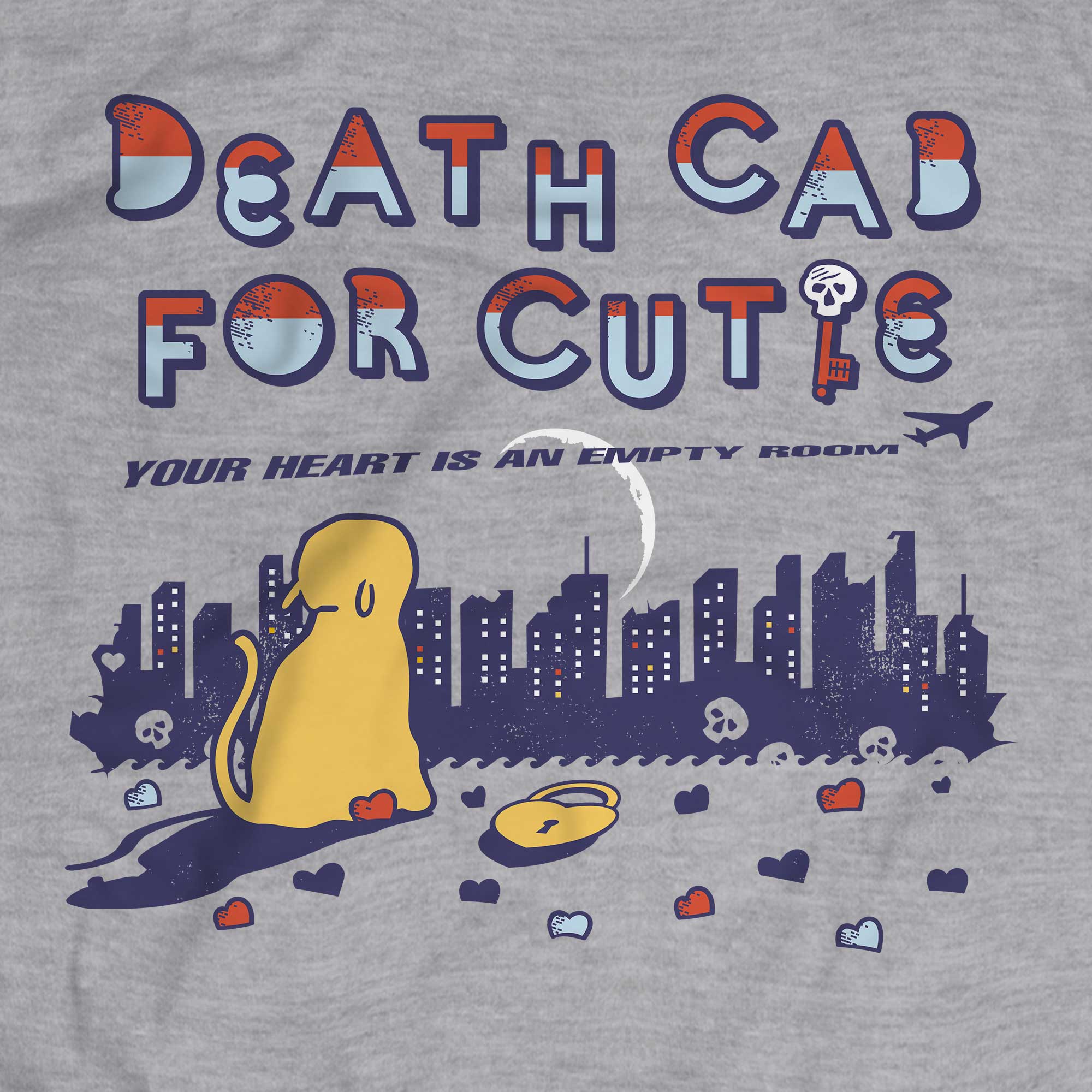 Camiseta Your Heart Is An Empty Room - Death Cab - Masculino