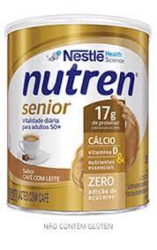 Nutren Senior 370g - Sabor Café com Leite - Nestlé