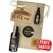 Kit Pente Grátis + Óleo + Balm + Shampoo + Bag Artesanal