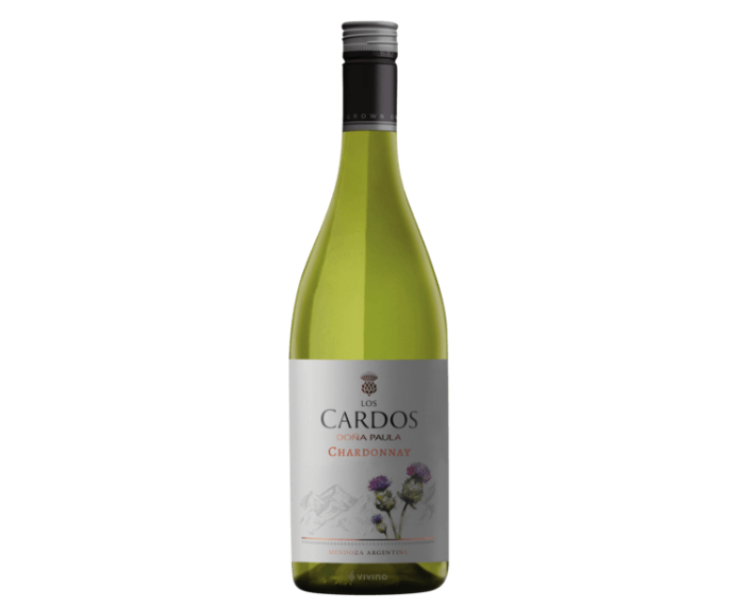 Vinho Branco Dona Paula Los Cardos Chardonnay.-750ml