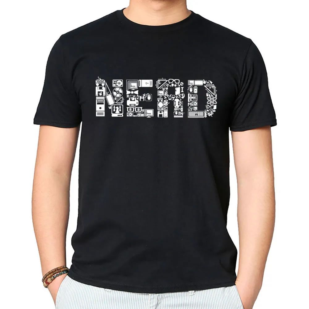 Camiseta Nerd Preta