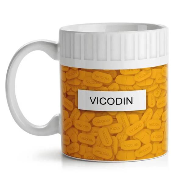 Caneca Frasco de Vicodin