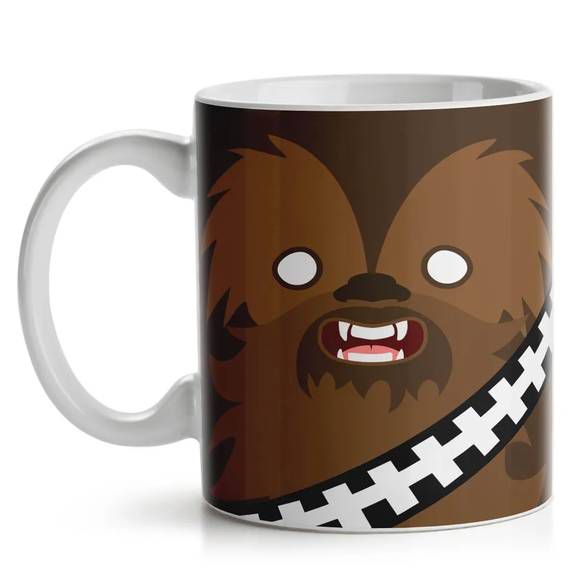 Caneca Geek Side Faces - Chill Bacca