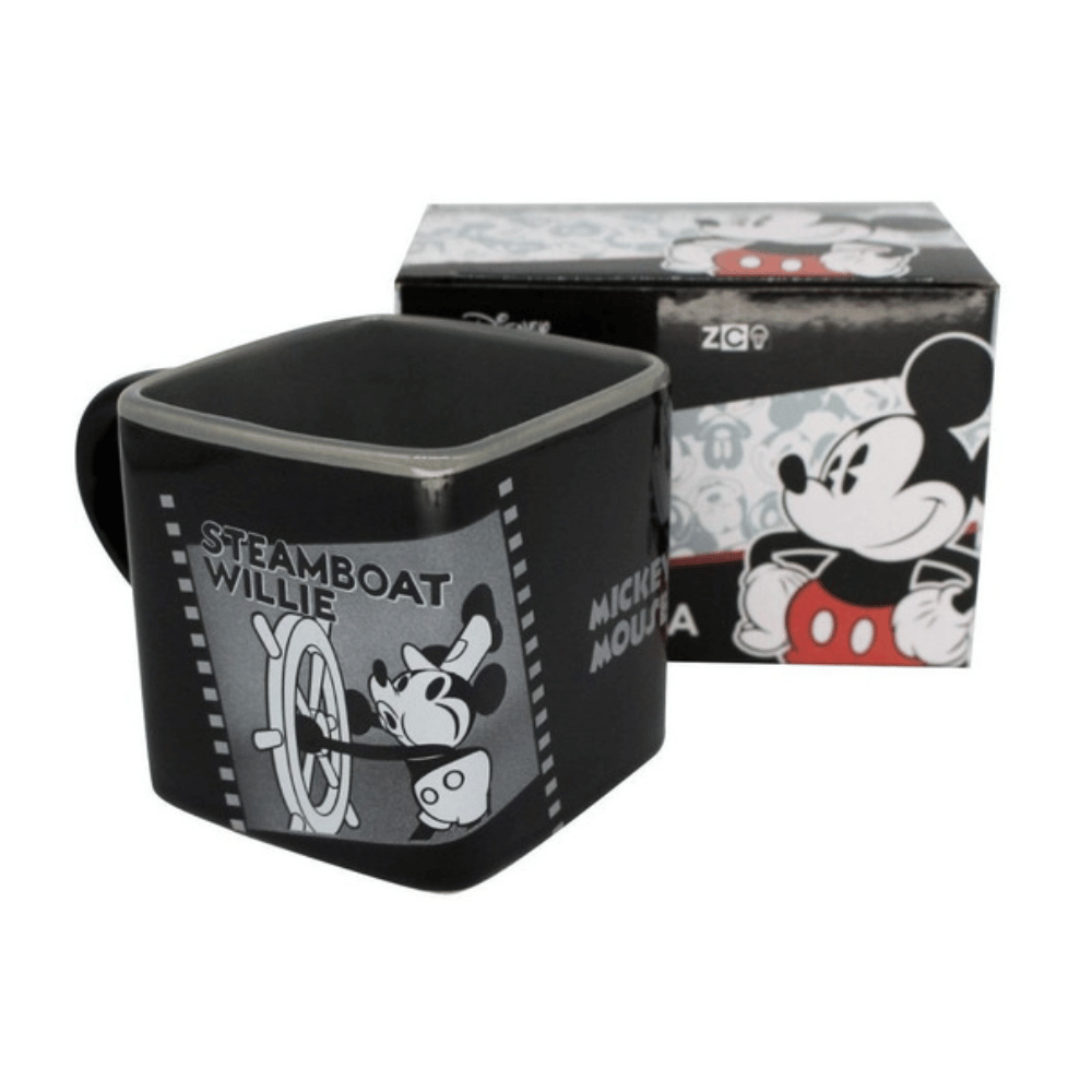 Caneca Quadrada Mickey Mouse Vintage