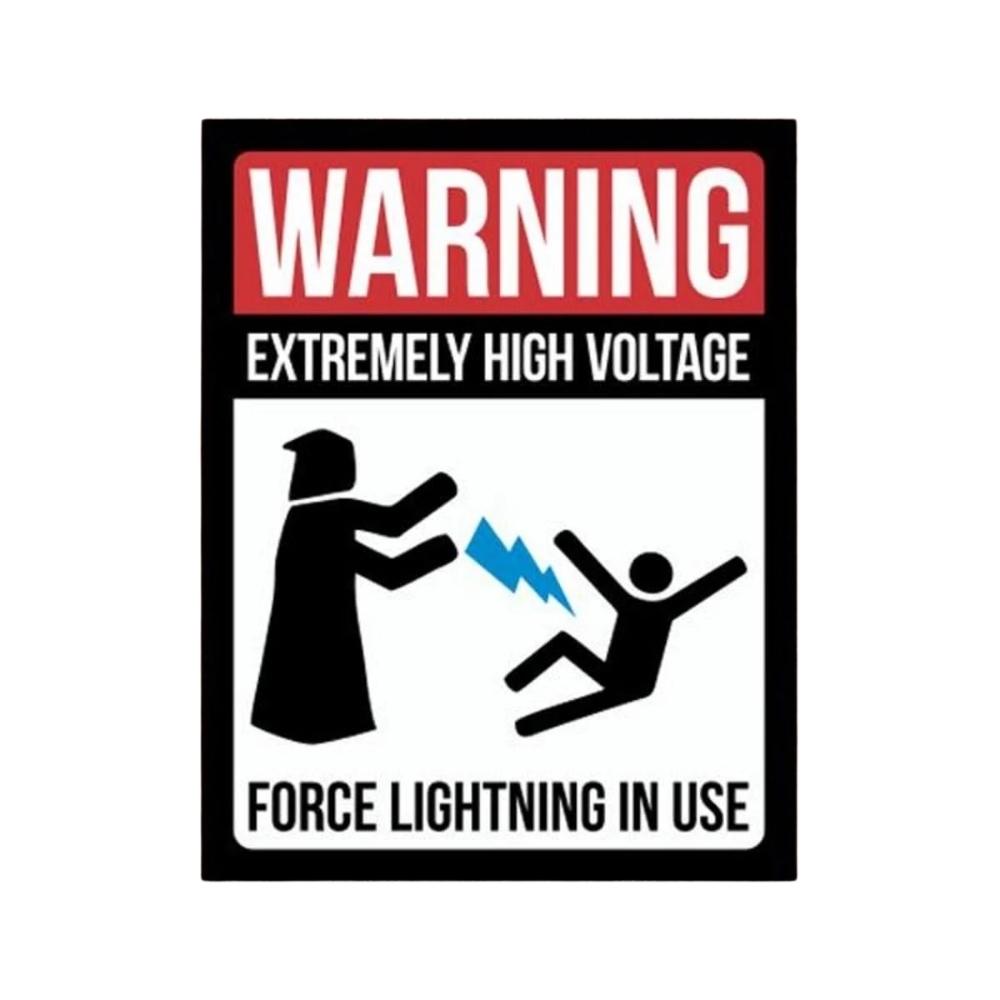 Placa Decorativa Force Lightning
