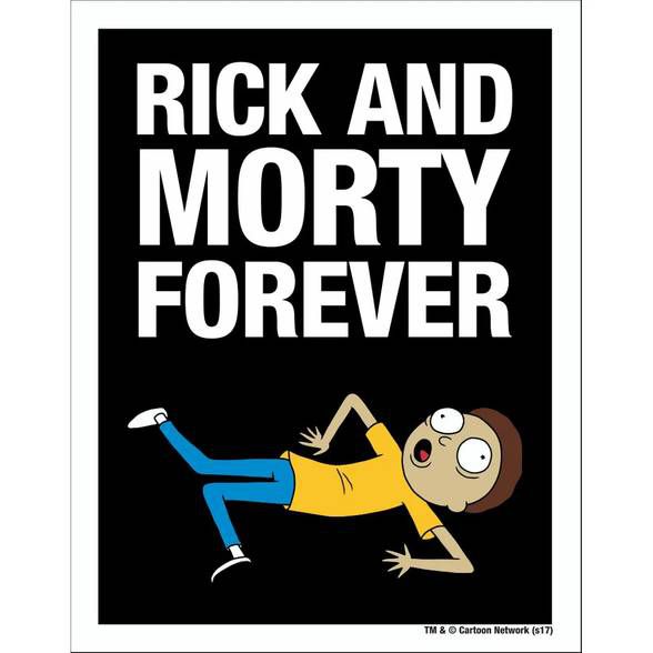 Placa Rick And Morty Forever