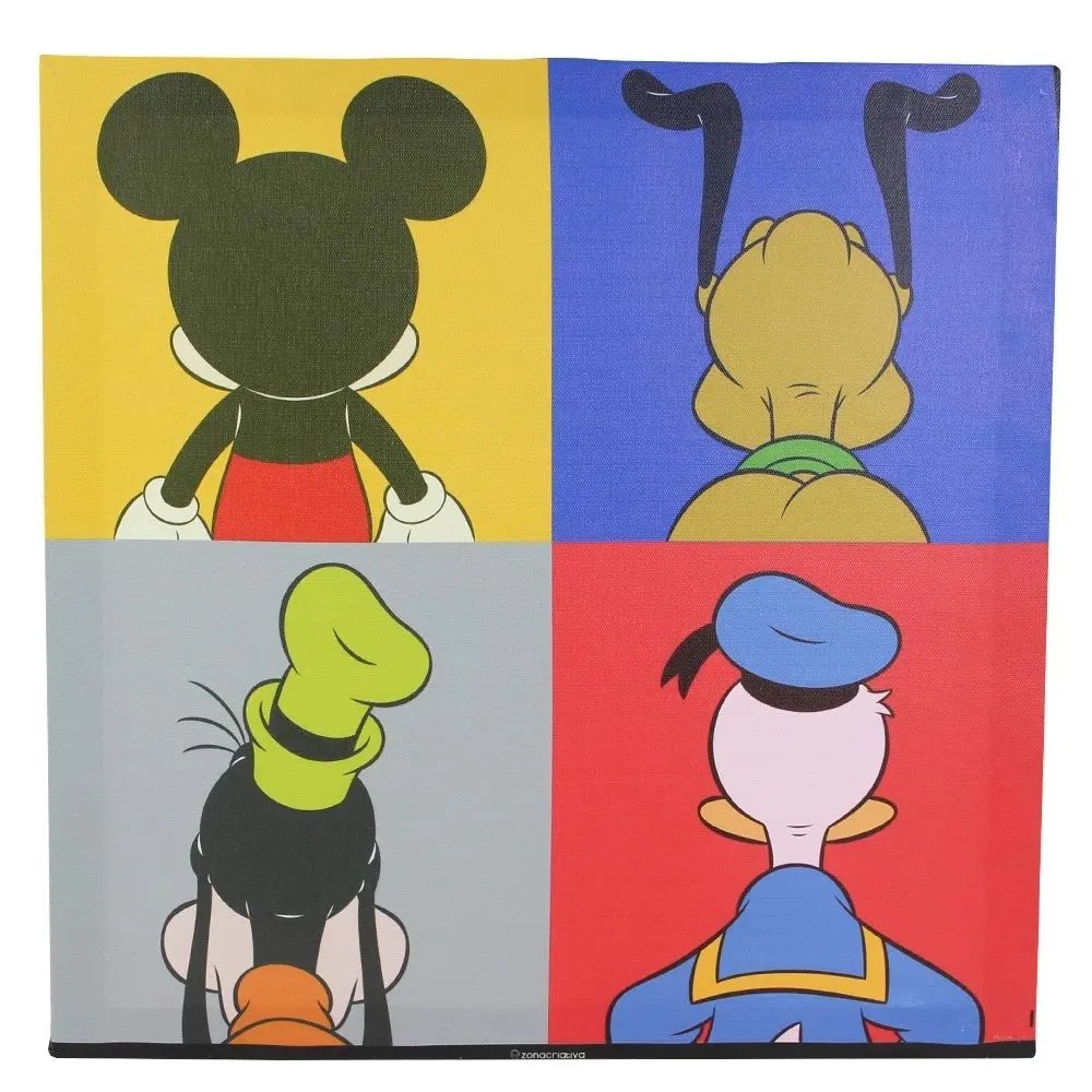 Quadro Mickey Mouse E Amigos