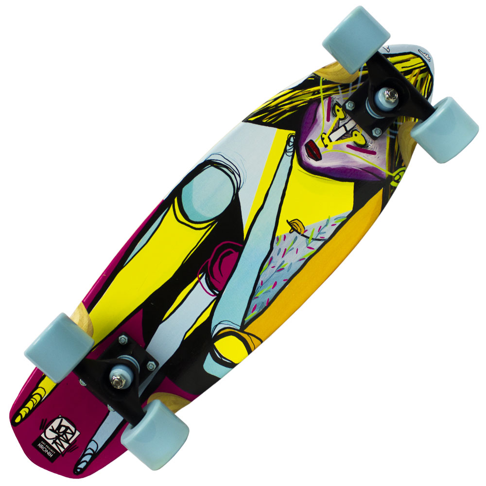 Skate Cruiser Mini Longboard Penny Rodas Super Macias Speed