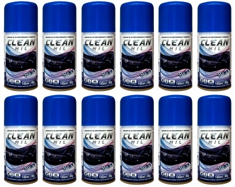 Limpador Ar Condicionado E Ambientes Spray Clean Mil 12 Uni
