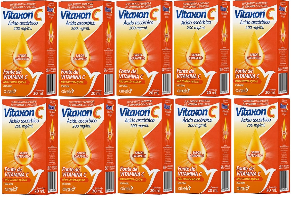 Vitaxon C Vitamina C Gotas 200mg 100% IDR 20ml 10 Unidades