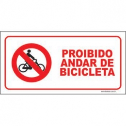 Proibido andar de bicicleta