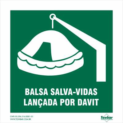 Balsa Salva-vidas Lançada por Davit - Davit-launched Liferaft