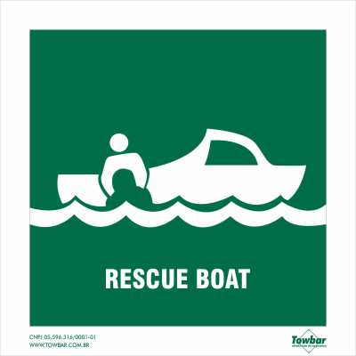 Embarcação de Resgate - Rescue boat