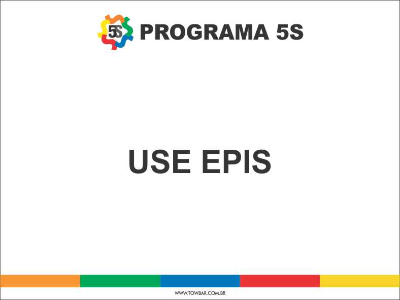 Programa 5S - Use EPIs