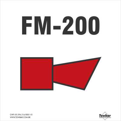 Sirene de alarme do sistema de FM 200 - Alarm horn FM 200 system
