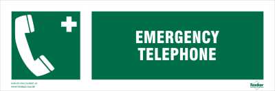Telefone de Emergência - Emergency Telephone