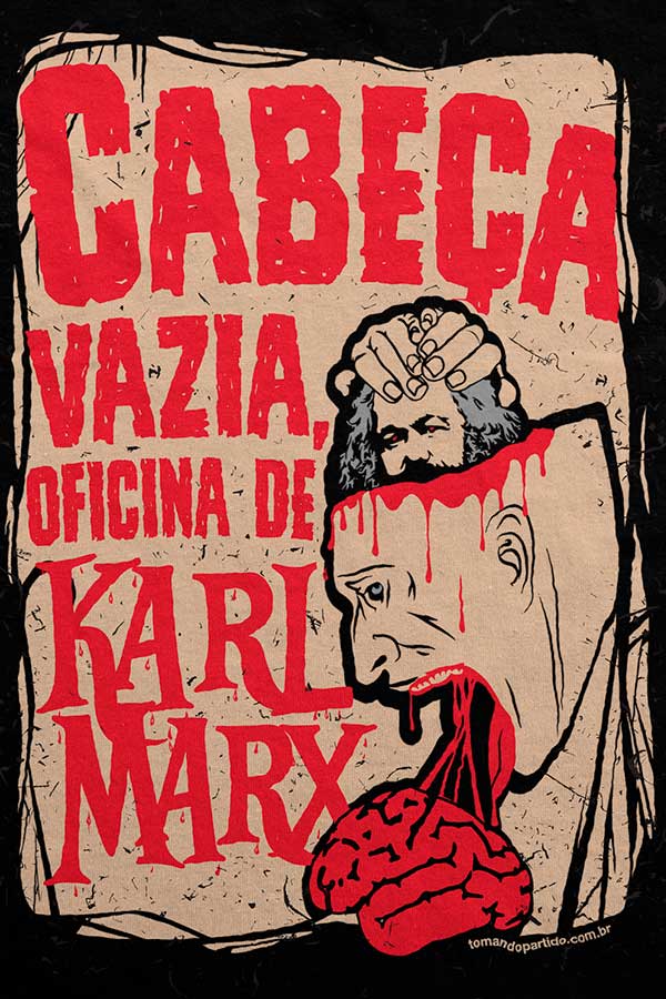 Camiseta  - Cabeça vazia, oficina de Karl Marx