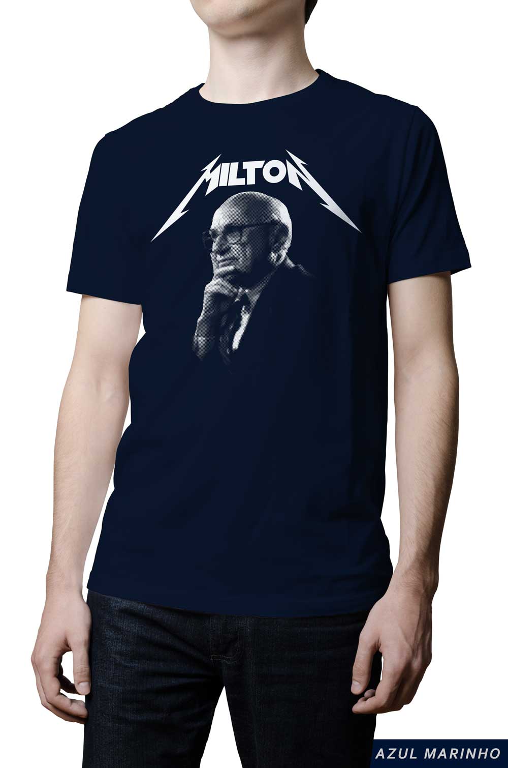 Camiseta - Milton Friedman (Metal)