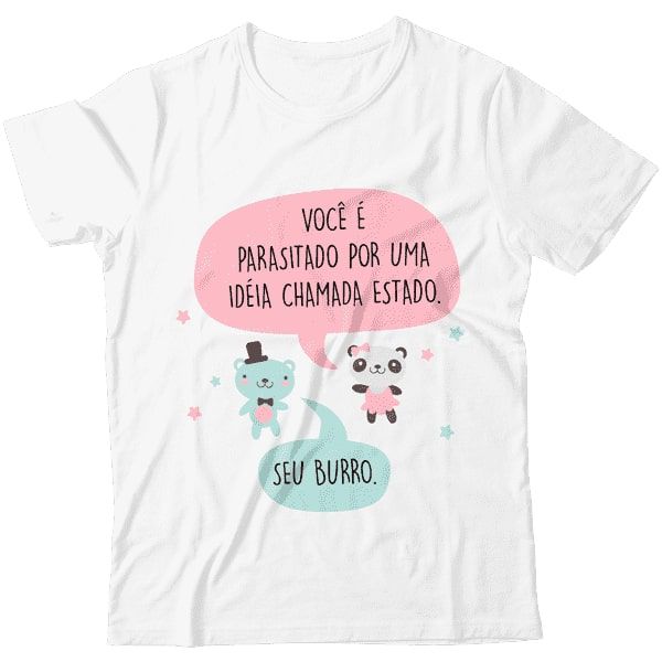 Camiseta - Ursinhos Libertários - Ideia Parasita
