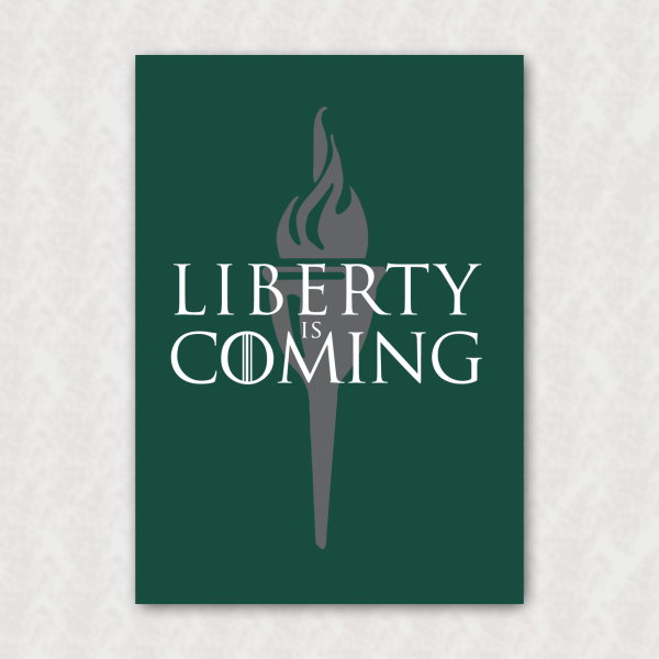Placa - Liberty is Coming