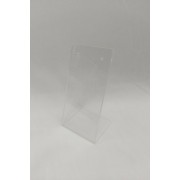 Placa de Acrílico para Brinco Individual transparente   5x10x4