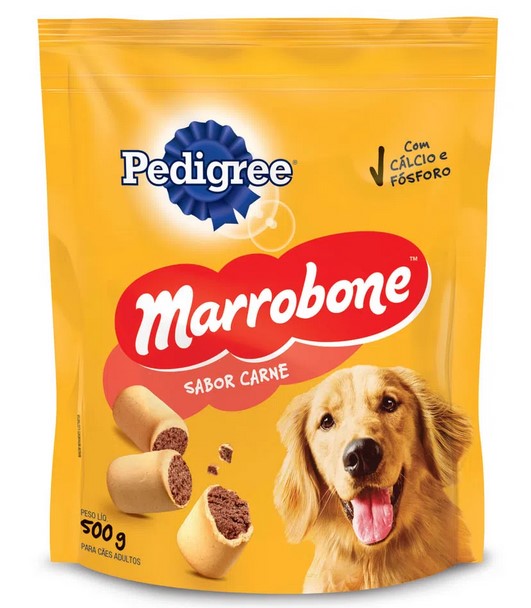 Biscoito Marrobone Sabor Carne para Cães - 500g - Pedigree