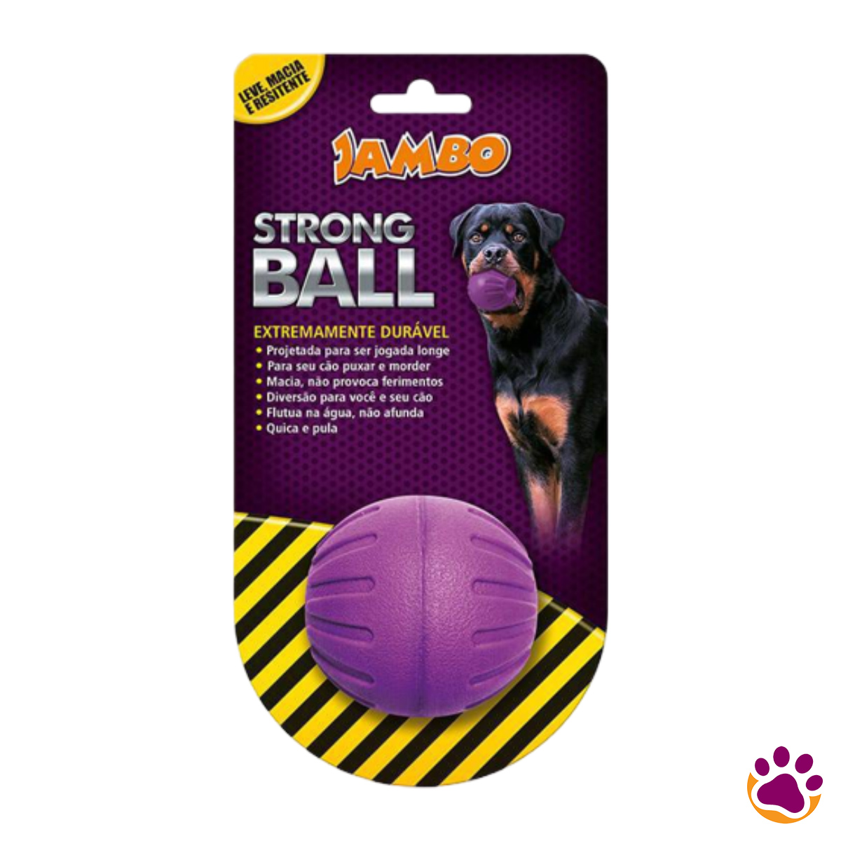 Bola Strong Ball para Cães - Pequena - Jambo Pet