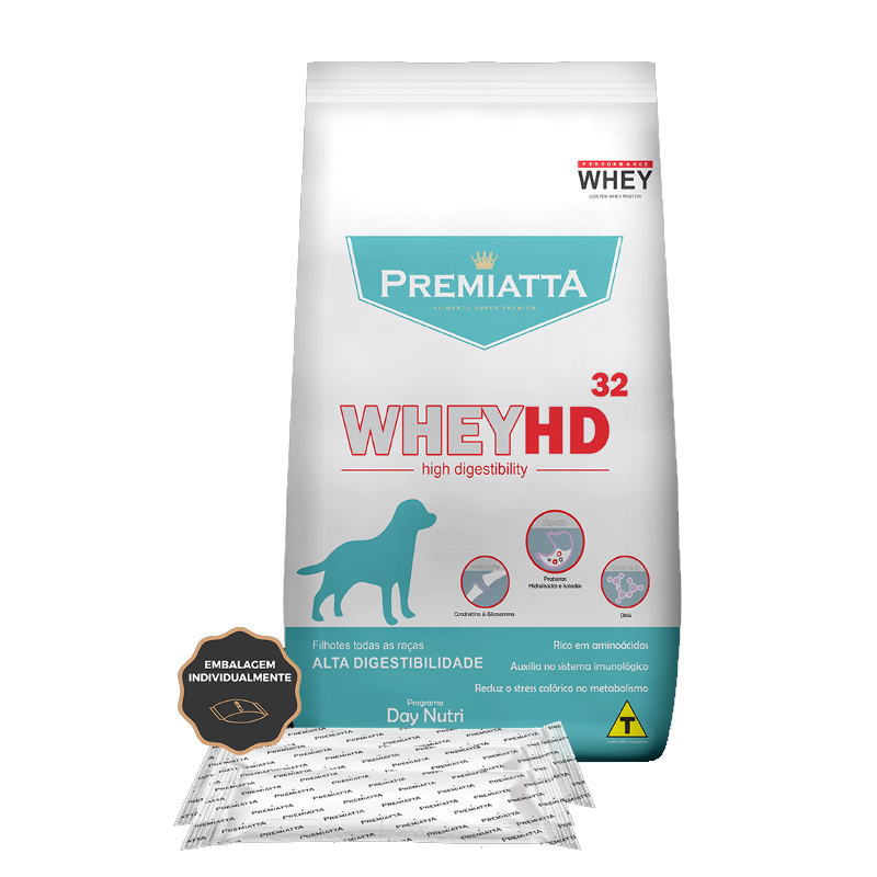 Ração WheyHD Para Cães Filhotes - 6kg - Premiatta