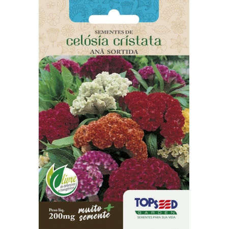 Env. Flores Celosia Cristata Ana 200 mg - Topseed