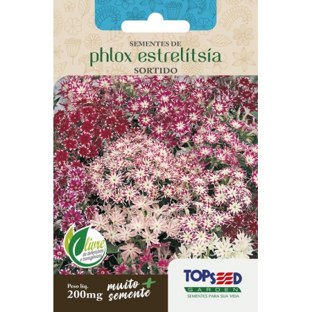Env. Flores Phlox Estrelitsia Sortido 200 mg - Topseed