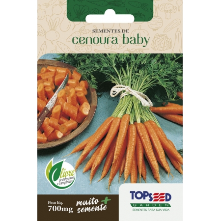 Env. Trad. Cenoura Baby 700 mg - Topseed