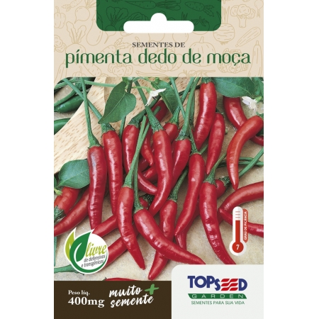 Env. Trad. Pimenta Dedo De Moca 400 mg - Topseed