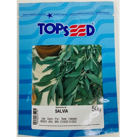Semente De Salvia 50 g - Topseed