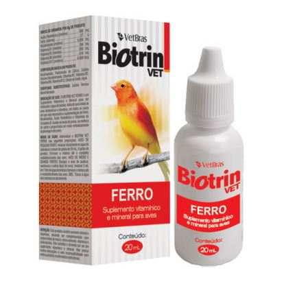 Biotrin Vet Ferro 20 ml - Vetbras