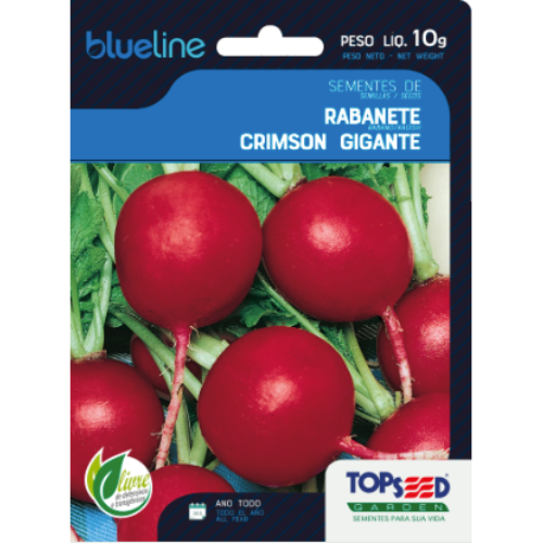 Env. BL Rabanete Crimson Gigante 10 g - Topseed