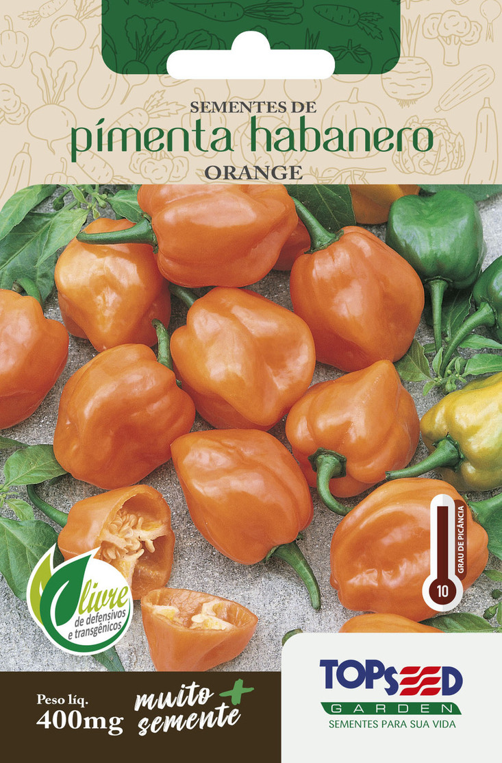 Env. Trad. Pimenta Habanero 400 mg - Topseed
