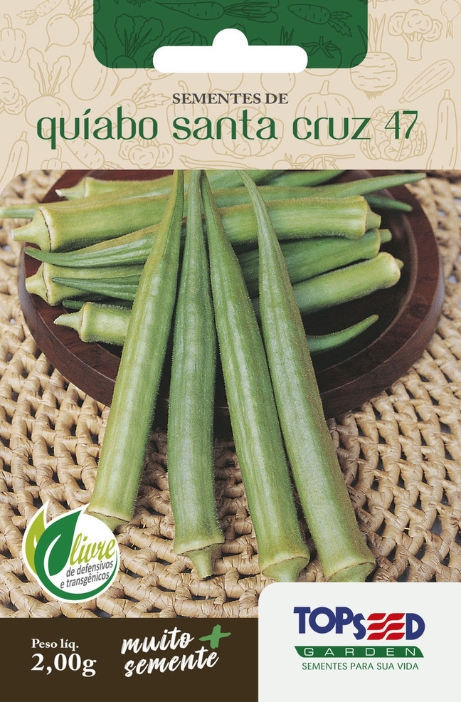 Env. Trad. Quiabo Santa Cruz 2 g - Topseed