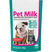 Leite Gatos Cães Filhotes Pet Milk 100g + Kit Mamadeira