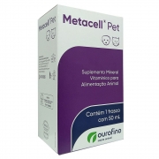  Metacell Pet 50ml Ouro Fino Suplemento Vitamínico Cão E Gato