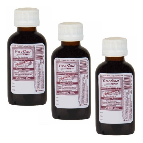 Creolina Pearson 50 ml kit com 3 unidades
