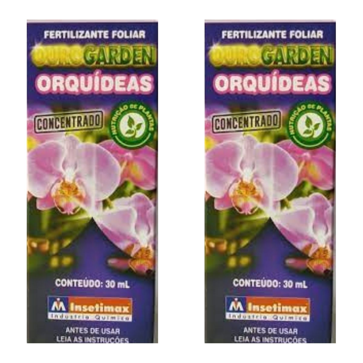Fertilizante adubo  para orquídeas concentrado  kit com 2 unidades