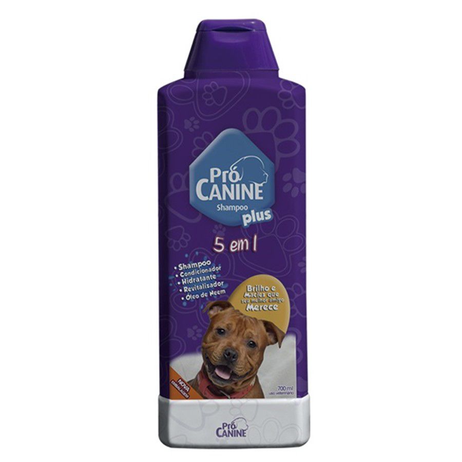 Shampoo pro canine 5 em 1 mais condicionador