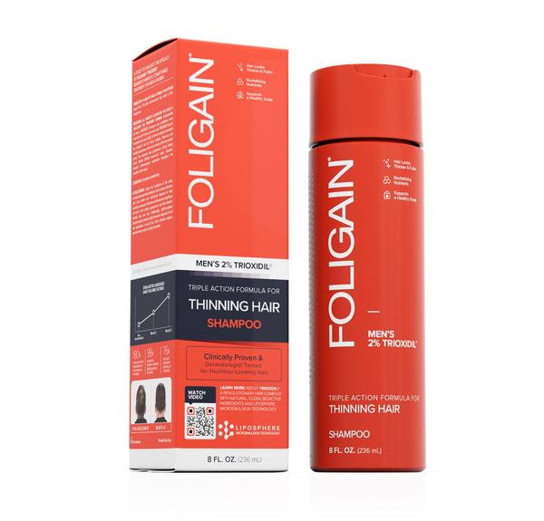 Shampoo Foligain Para Queda de Cabelo Homens com 2% de Trioxidil® 236ml