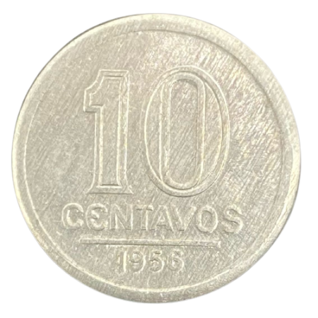 10 centavos 1956 FC