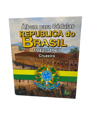 Álbuns para Cédulas Por Tipo República do Brasil 1942 - 1967