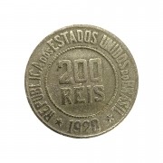 Moeda Brasil 200 Réis 1928 MBC